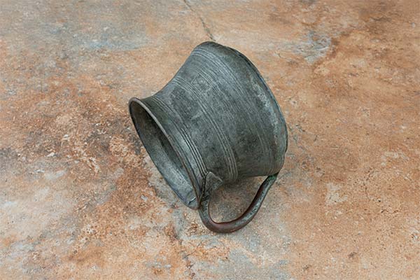 antigua vasija expuesta en uno de los museos de las palmas