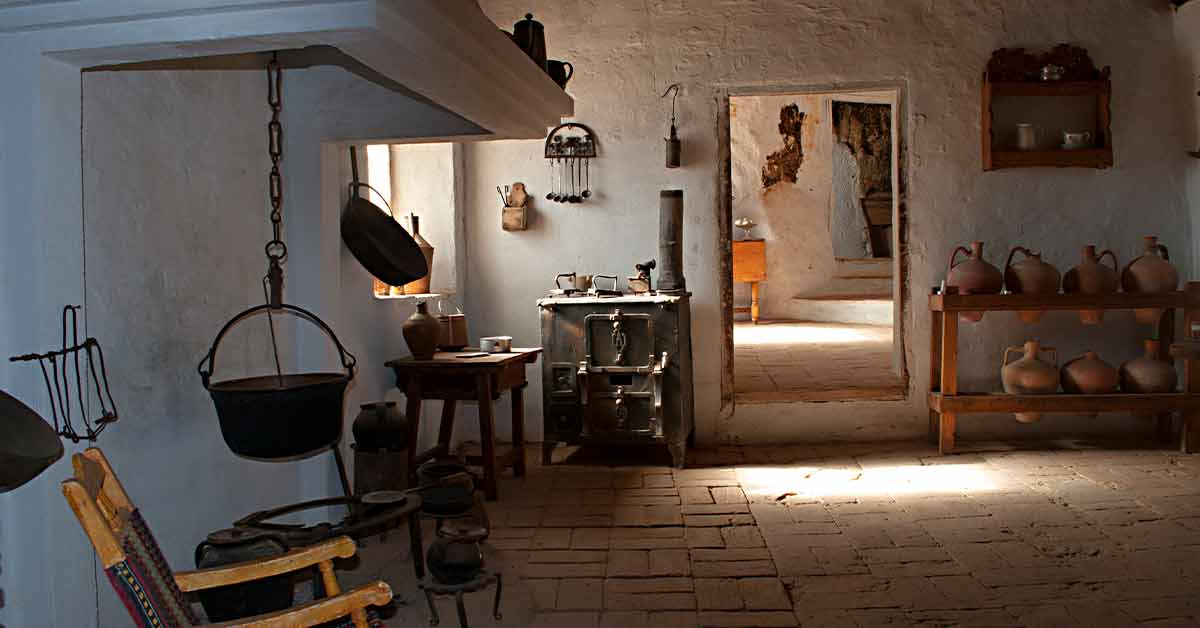 interior de una casa de la Alpujarra almeriense