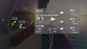 El tiempo en Las Palmas de Gran Canaria viernes 27 enero...